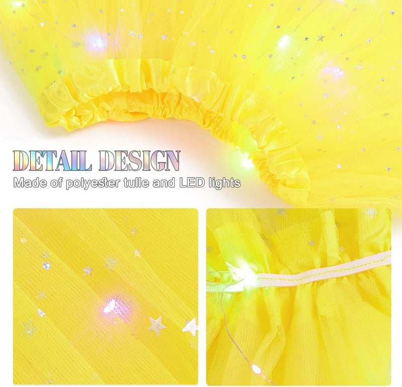TWINKLEDE Light Up Tutu Skirt Led Tulle Tutus Glow Running Dance Costume Skirts for Women - Image 5